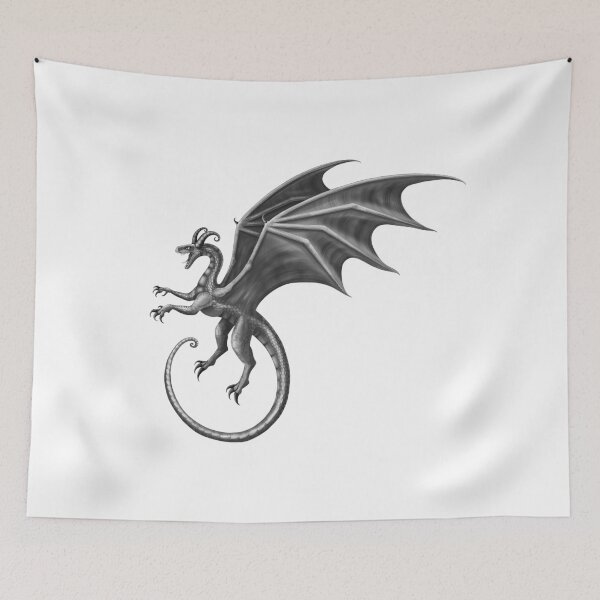Item preview, cool medieval fantasy dragon  designed and sold by DoozieCartoonie.