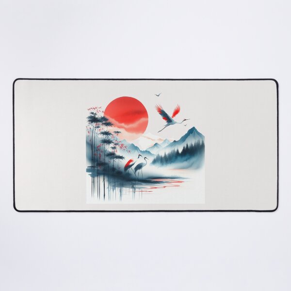 Item preview, Japanese Crane in Nature designed and sold by Azrora.