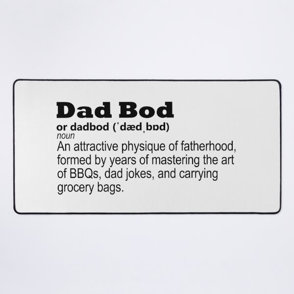 Item preview, Funny Dad Bod Definition Physique Of Fatherhood Bbq designed and sold by Daqomm.
