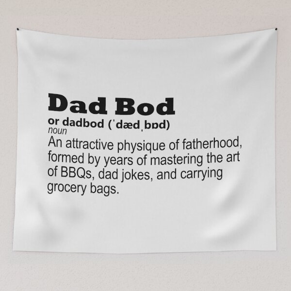 Item preview, Funny Dad Bod Definition Physique Of Fatherhood Bbq designed and sold by Daqomm.