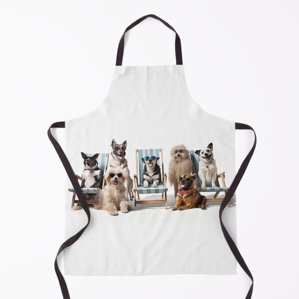 Item preview, Dogs Sunbathing On Deckchairs designed and sold by NeavesPhoto.