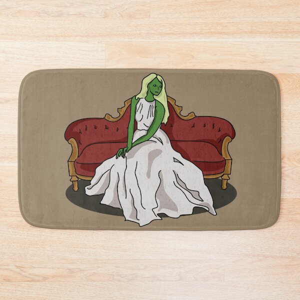 Item preview, Extraterrestrial Elegance: Alien on a Victorian Couch designed and sold by Fun Funky Designs.