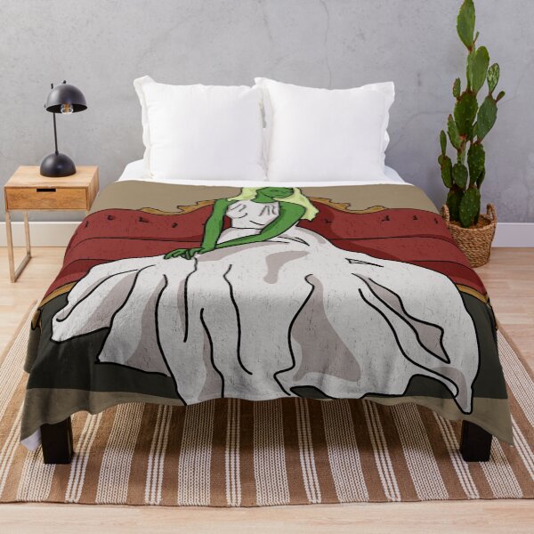 Item preview, Extraterrestrial Elegance: Alien on a Victorian Couch designed and sold by Fun Funky Designs.