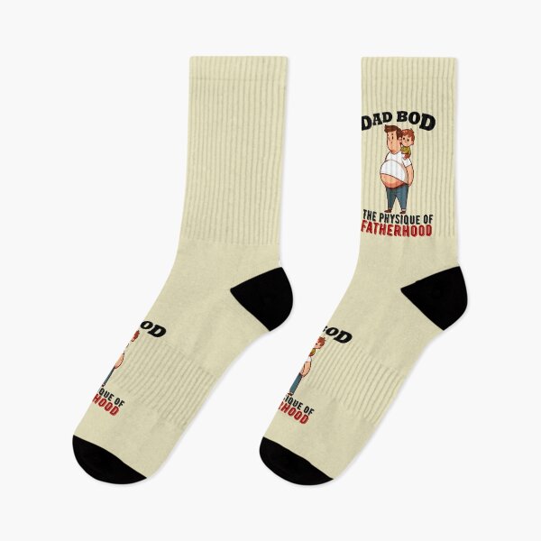 Item preview, Funny Cute Cartoon Dad Bod Physique Of Fatherhood designed and sold by Daqomm.