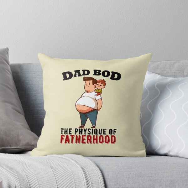 Item preview, Funny Cute Cartoon Dad Bod Physique Of Fatherhood designed and sold by Daqomm.
