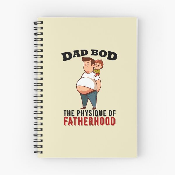 Item preview, Funny Cute Cartoon Dad Bod Physique Of Fatherhood designed and sold by Daqomm.