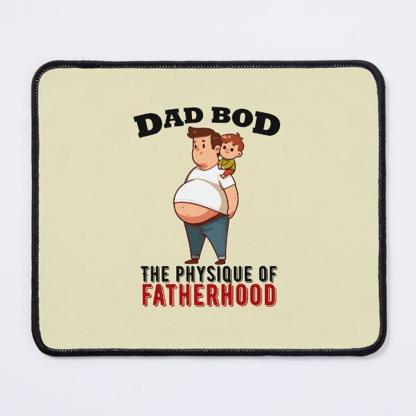 Item preview, Funny Cute Cartoon Dad Bod Physique Of Fatherhood designed and sold by Daqomm.