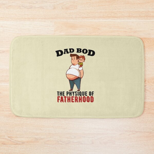 Item preview, Funny Cute Cartoon Dad Bod Physique Of Fatherhood designed and sold by Daqomm.