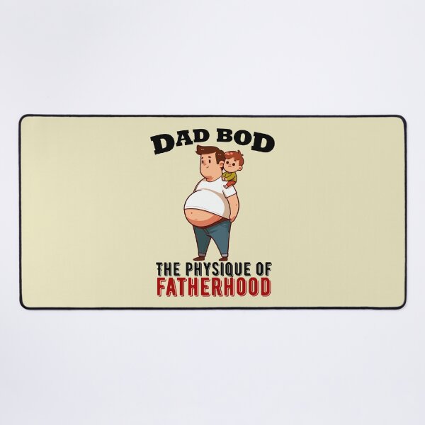 Item preview, Funny Cute Cartoon Dad Bod Physique Of Fatherhood designed and sold by Daqomm.