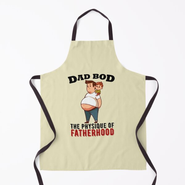 Item preview, Funny Cute Cartoon Dad Bod Physique Of Fatherhood designed and sold by Daqomm.