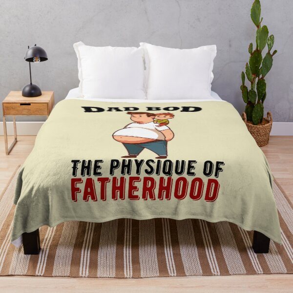 Item preview, Funny Cute Cartoon Dad Bod Physique Of Fatherhood designed and sold by Daqomm.