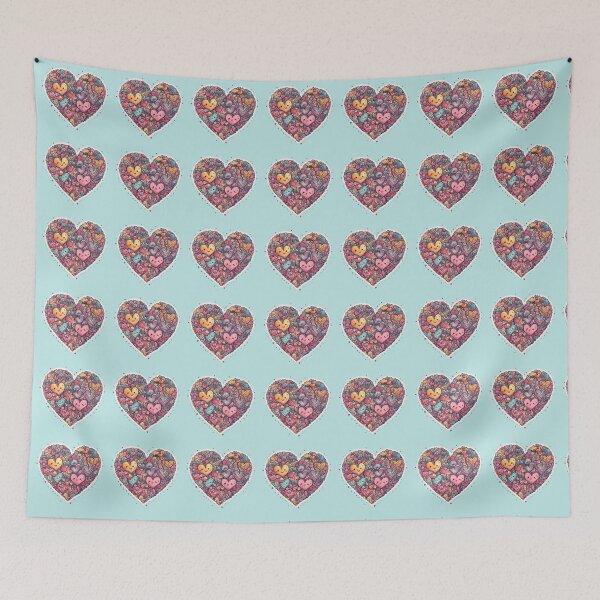 Item preview, Right-Hand-Side Heart filled with smiles. designed and sold by Just You Tee | Say It Loud, Wear It Proud.