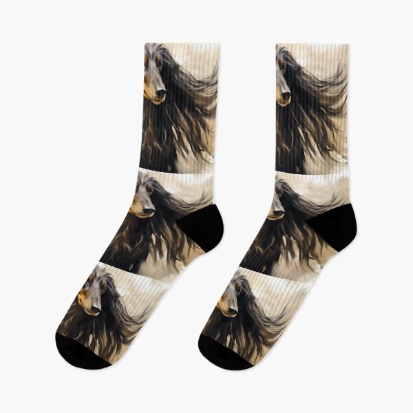 Item preview, Afghan hound gentle giant dog breed painting designed and sold by NBSStore.