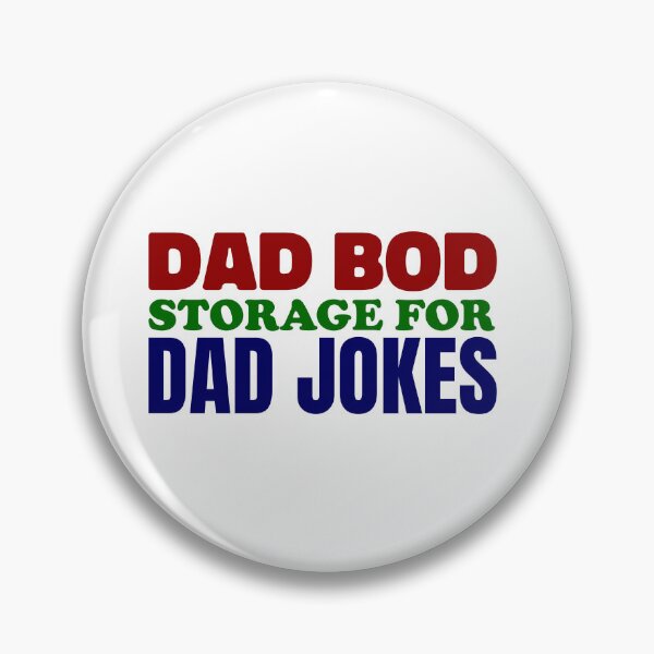 Item preview, Minimalist Funny Dad Bod Storage For Dad Jokes designed and sold by Daqomm.
