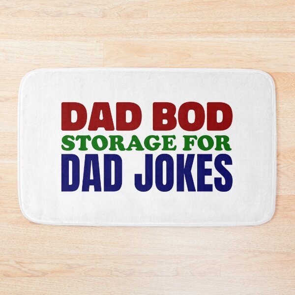 Item preview, Minimalist Funny Dad Bod Storage For Dad Jokes designed and sold by Daqomm.