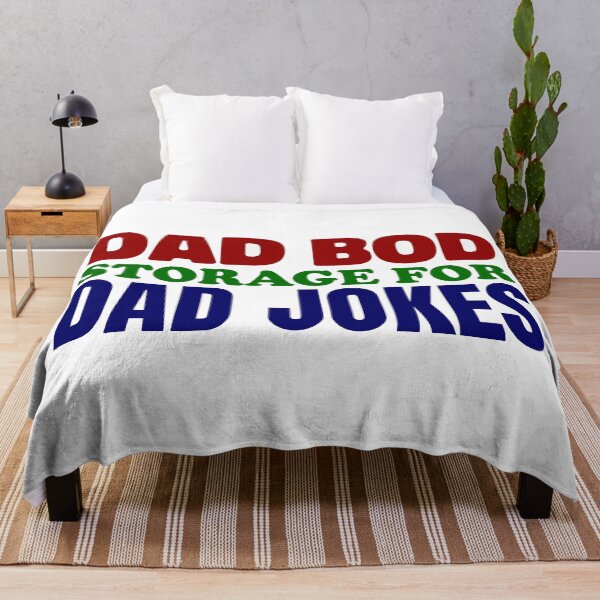 Item preview, Minimalist Funny Dad Bod Storage For Dad Jokes designed and sold by Daqomm.