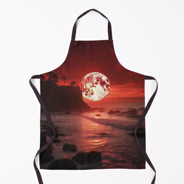 Item preview, Blood moon over the Pacific designed and sold by mshepdog.