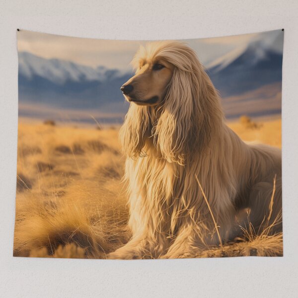 Item preview, Afghan hound gentle giant dog breed in nature photography designed and sold by NBSStore.