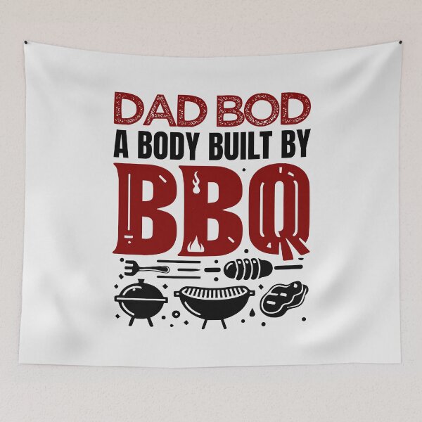 Item preview, Funny Dad Bod A Body Built By Bbq designed and sold by Daqomm.