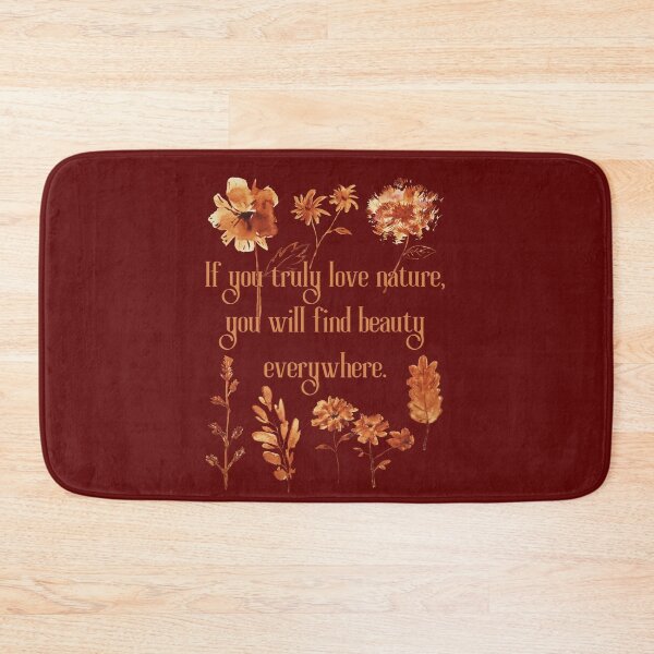 Item preview, If You Truly Love Nature, You Will Find Beauty Everywhere. Vincent Van Gogh Quote designed and sold by Rebel-Design.