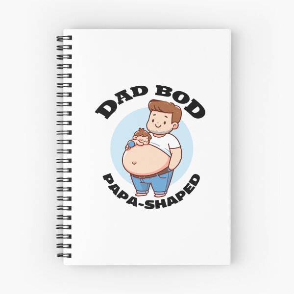 Item preview, Funny Cute Cartoon Dad Bod Papa Shaped Father designed and sold by Daqomm.