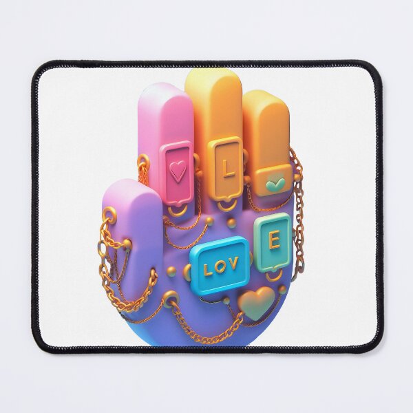 Item preview, Hand with LOVE Plaques designed and sold by Glariix.