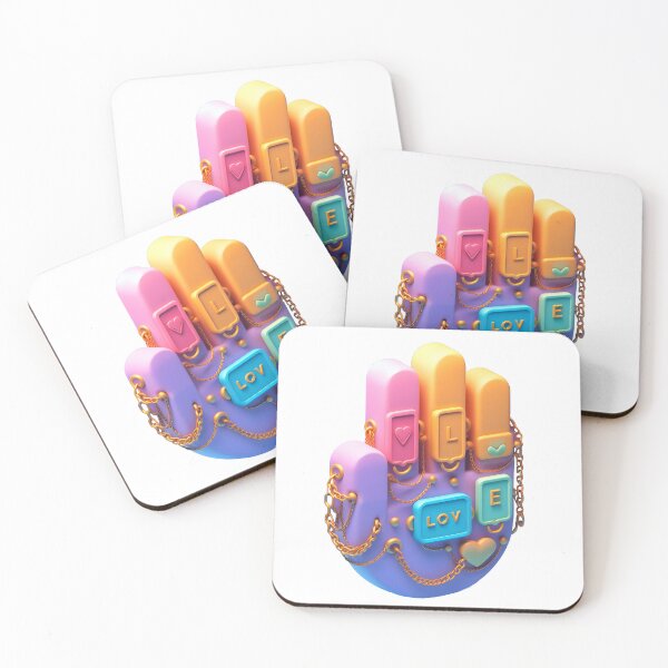 Item preview, Hand with LOVE Plaques designed and sold by Glariix.