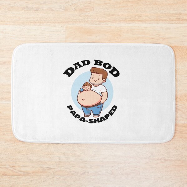 Item preview, Funny Cute Cartoon Dad Bod Papa Shaped Father designed and sold by Daqomm.