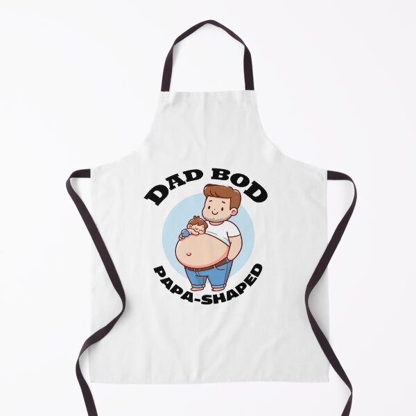Item preview, Funny Cute Cartoon Dad Bod Papa Shaped Father designed and sold by Daqomm.