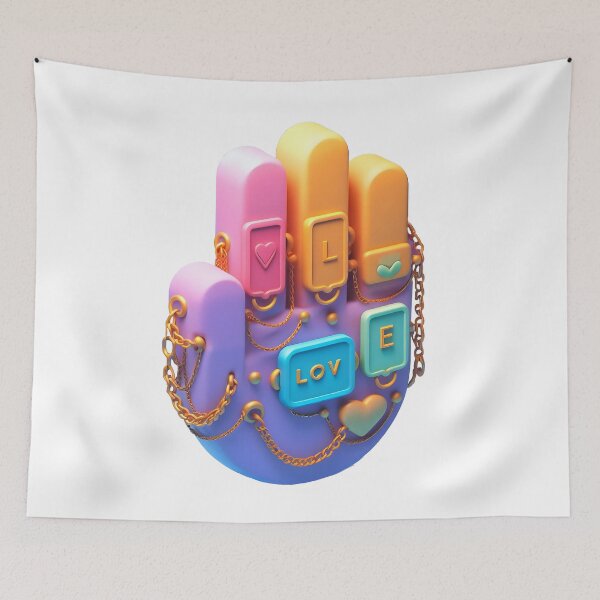 Item preview, Hand with LOVE Plaques designed and sold by Glariix.