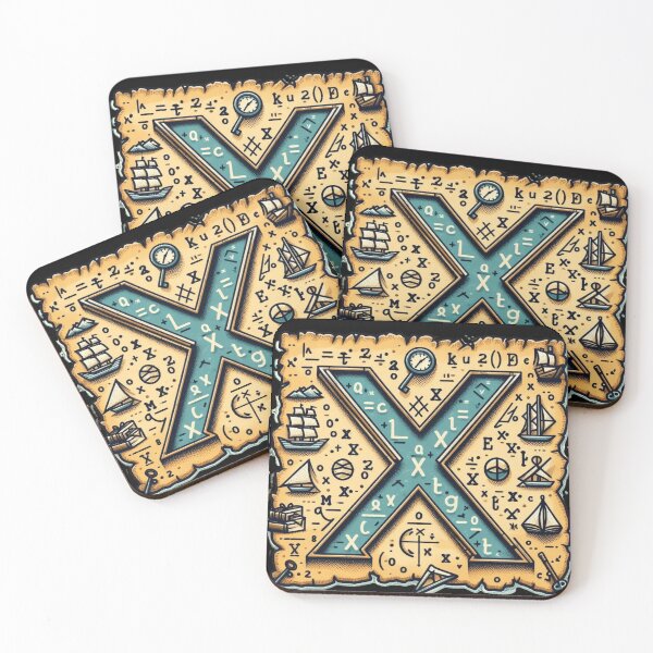 Item preview, Algebraic Treasure Hunt designed and sold by HeadTurningArt.