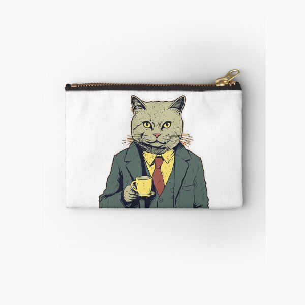 Item preview, Dapper Cat with Coffee designed and sold by PharaohVogue.