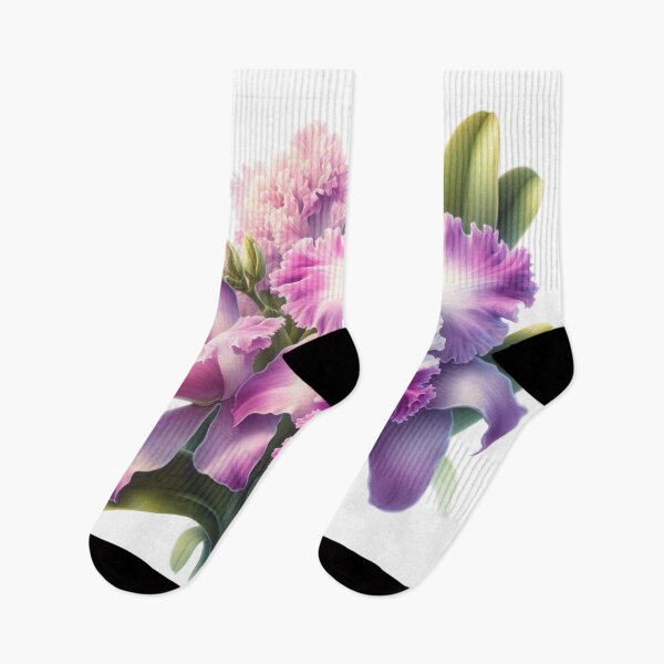 Item preview, Cattleya orchid watercolor painting 06 designed and sold by I-HERE.