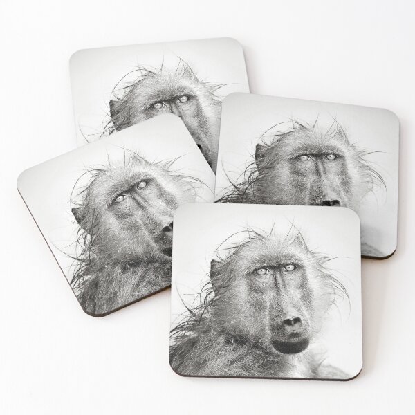 Item preview, Black and white monkey  designed and sold by Williamonart.