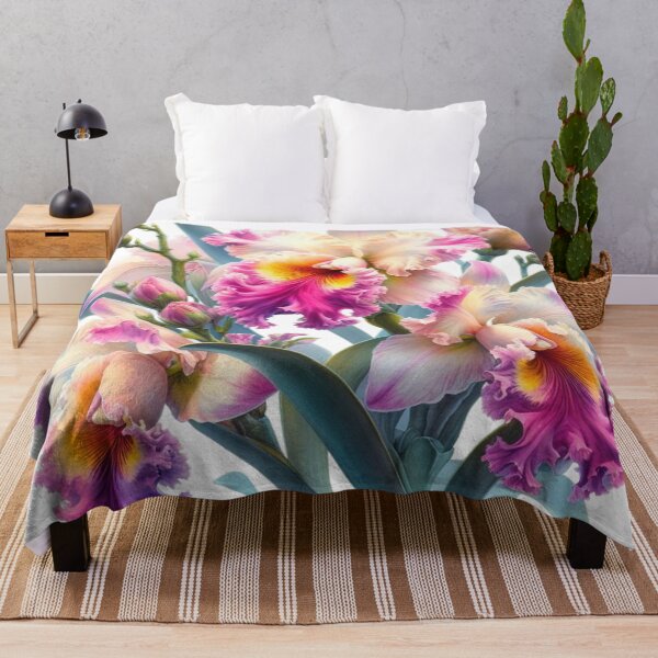 Item preview, Cattleya orchid watercolor painting 08 designed and sold by I-HERE.