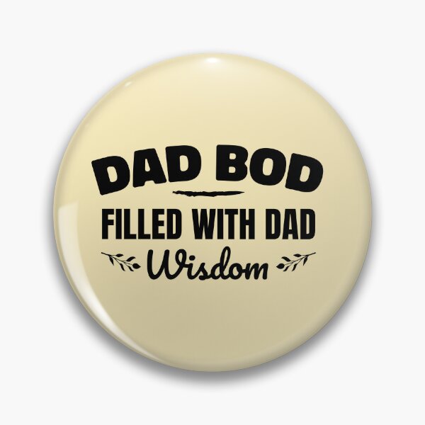 Item preview, Funny Vintage Dad Bod Filled With Dad Wisdom designed and sold by Daqomm.