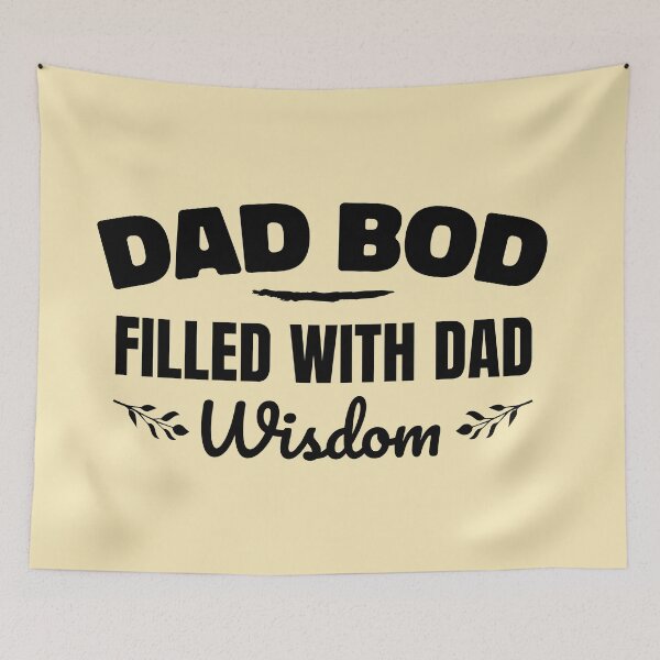 Item preview, Funny Vintage Dad Bod Filled With Dad Wisdom designed and sold by Daqomm.