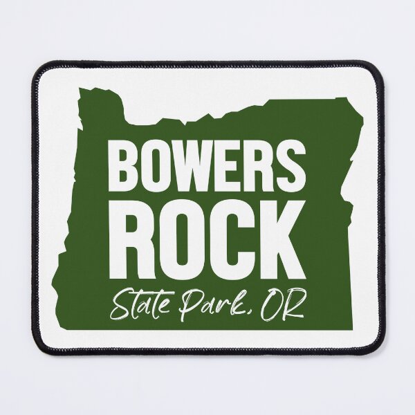 Item preview, Bowers Rock State Park Oregon Map designed and sold by bivenart.