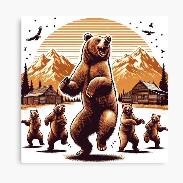Item preview, Dancing Bear Funny designed and sold by clintang.