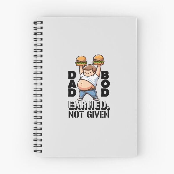 Item preview, Funny Cute Cartoon Dad Bod Earned Not Given designed and sold by Daqomm.