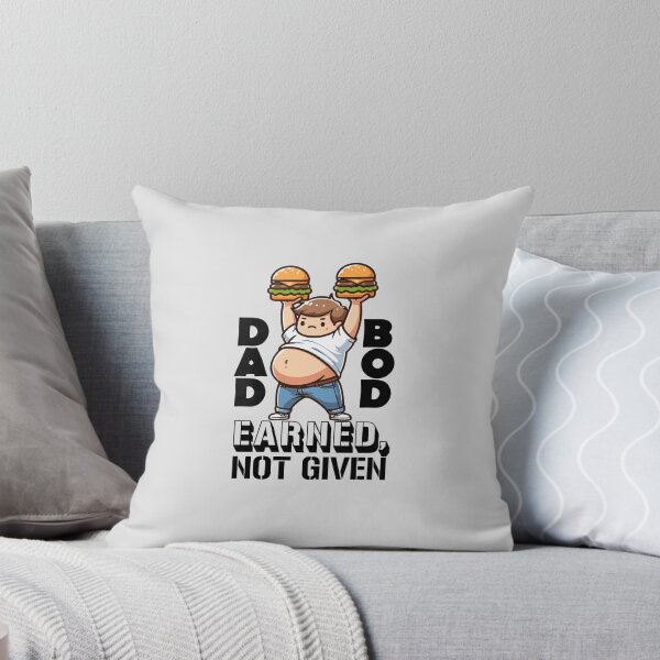 Item preview, Funny Cute Cartoon Dad Bod Earned Not Given designed and sold by Daqomm.