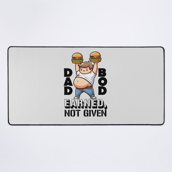 Item preview, Funny Cute Cartoon Dad Bod Earned Not Given designed and sold by Daqomm.