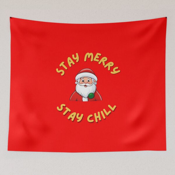Item preview, stay merry stay chill designed and sold by Create.Inspire. Repeat.