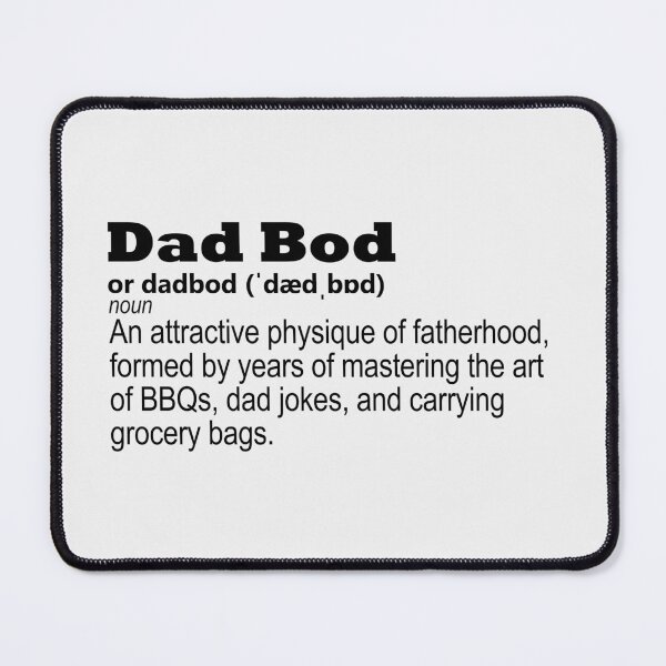 Item preview, Funny Dad Bod Definition Physique Of Fatherhood Bbq designed and sold by Daqomm.