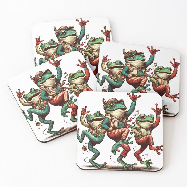 Item preview, Funny Dancing Frogs designed and sold by clintang.