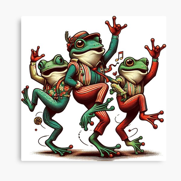 Item preview, Funny Dancing Frogs designed and sold by clintang.