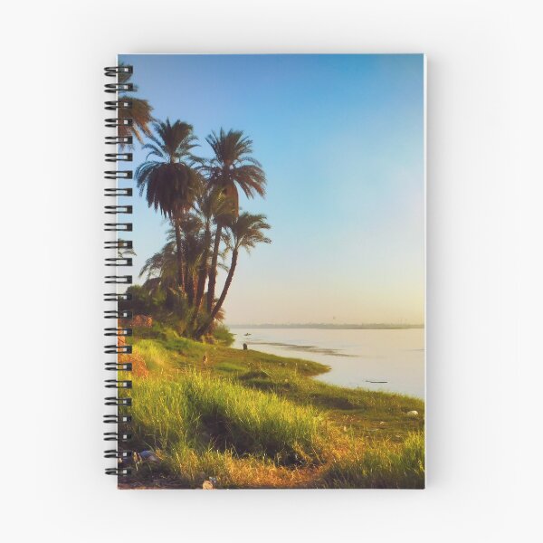 Item preview, Copie de Copie de Copie de Copie de Copie de Copie de Sunrise on the Nile river, fishermen  and hot air balloons-  landscape - Egypt photography designed and sold by art-of-egypt.