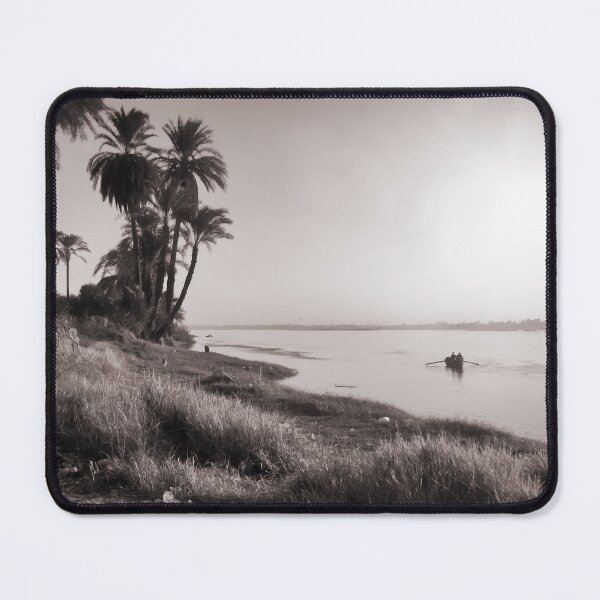 Item preview, Copie de Copie de Copie de Copie de Copie de Copie de Copie de Sunrise on the Nile river, fishermen and hot air balloons- landscape - Egypt photography designed and sold by art-of-egypt.