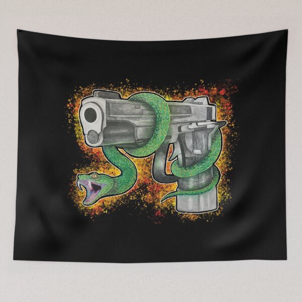 Item preview, epic snake gun hardcore designed and sold by DoozieCartoonie.