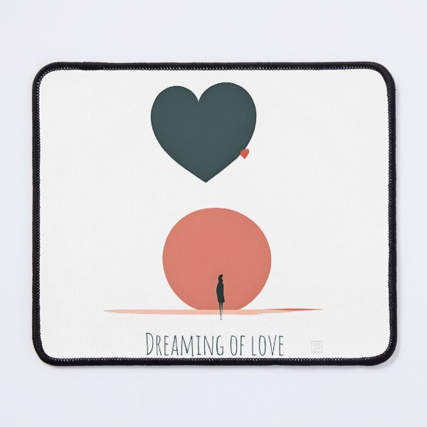 Item preview, [AI Art] Dreaming of love, Minimal Art Style designed and sold by Sissle.